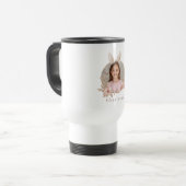Personalized Easter Bunny Photo Travel Mug トラベルマグ (正面左)