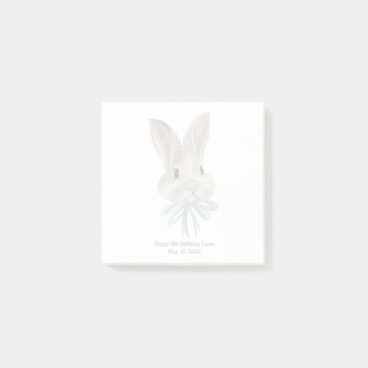 Personalized Easter Bunny Post-it Notes  ポストイット (正面)