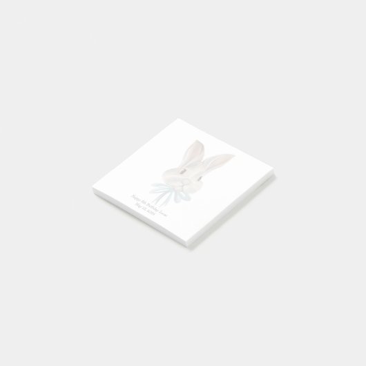Personalized Easter Bunny Post-it Notes  ポストイット (アングル)