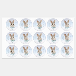 Personalized Easter Bunny Sticker ラベル