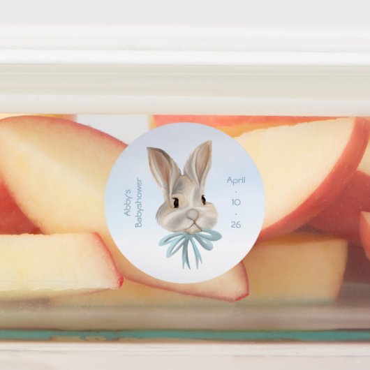 Personalized Easter Bunny Sticker ラベル (貼付)