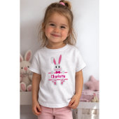 Personalized Easter Bunny T-Shirt – Custom Name  トドラーTシャツ