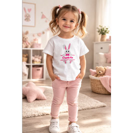 Personalized Easter Bunny T-Shirt – Custom Name トドラーTシャツ