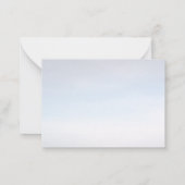 Personalized Easter Bunny Thank You Card ノートカード (裏面)