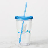 Personalized Easter Bunny Tumbler  アクリルタンブラー (裏面)