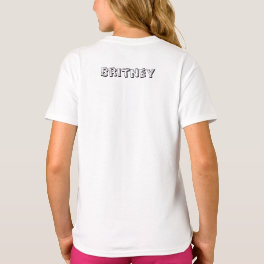 Personalized Easter egg hunting Tシャツ (裏面)