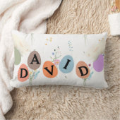 Personalized Easter Eggs  ランバークッション (ブランケット)