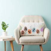 Personalized Easter Eggs  ランバークッション (椅子)