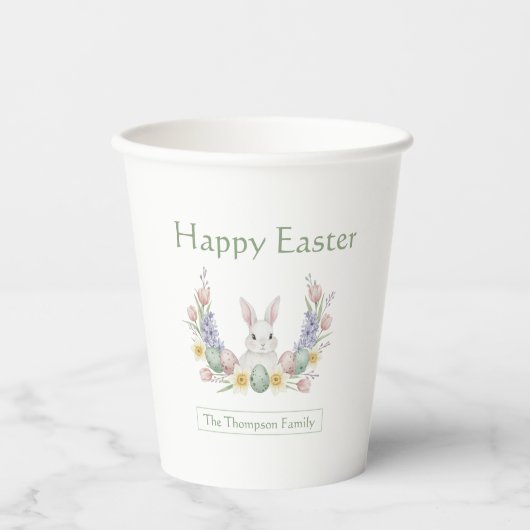 Personalized Easter Paper Cups 紙コップ (正面)