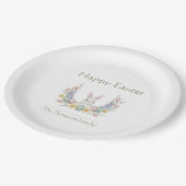 Personalized Easter Party Plates ペーパープレート (アングル)