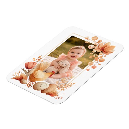Personalized Easter Photo Keepsake  マグネット (左側)