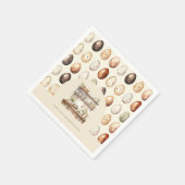 Personalized Easter Vintage Kitchen スタンダードカクテルナプキン (角)