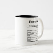 Personalized Economist Nutrition Facts   ツートーンマグカップ (正面右)