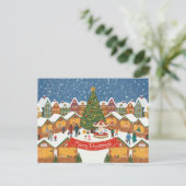 Personalized Editable Christmas Postcard シーズンポストカード (スタンド正面)