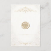Personalized Editable Wedding Enclosure Cards エンクロージャーカード (裏面)