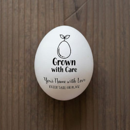 Personalized Egg Stamp – Custom Chicken Egg Stamp  ラバースタンプ