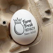 Personalized Egg Stamp - Custom Fresh Egg Stamp  ラバースタンプ