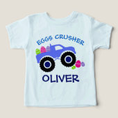 Personalized “Eggs Crusher” Monster Truck Easter (デザイン正面)