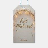 Personalized Eid Mubarak ギフトタグ (正面)