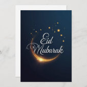 Personalized Eid Mubarak  シーズンカード (正面/裏面)