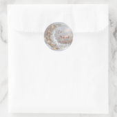 Personalized Eid Mubarak Muslim modern  ラウンドシール (バッグ)