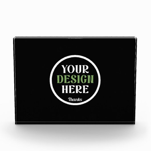 Personalized, Elegant, Classic, Wedding Gifts フォトブロック (正面)