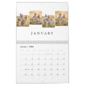 Personalized Elegant Family Memories Wall Calendar カレンダー (1月 2026)
