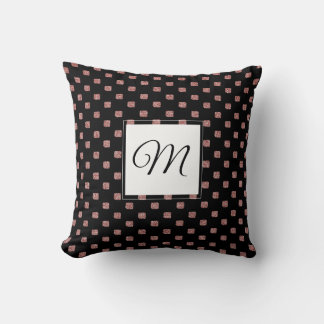 Personalized Elegant Glitter Throw Pillow クッション
