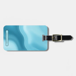 Personalized Elegant Gold Monogram Minimalist ラゲッジタグ