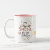 Personalized Elegant Mug Custom Romantic Gift ツートーンマグカップ (左)