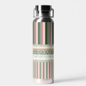 Personalized Elegant Pattern Water Bottle ウォーターボトル (背面)