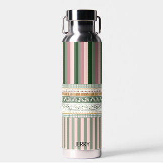 Personalized Elegant Pattern Water Bottle ウォーターボトル