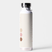 Personalized Elegant Readymade Logo Makeup Artist ウォーターボトル (左面)