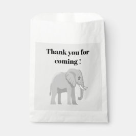 Personalized Elephant Birthday Party Favor Bag フェイバーバッグ