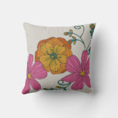 Personalized Elephant Name Throw Pillow クッション (裏面)