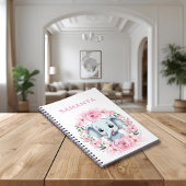 Personalized Elephant Notebook ノートブック