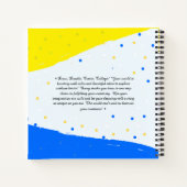 Personalized Elephant Sketchbook for Kids ノートブック (裏面)