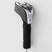 Personalized Elk Hunting Trophy Dad ゴルフヘッドカバー (アングル)