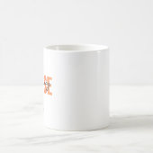 Personalized Emergency Nurse Bold Typography コーヒーマグカップ (中央)