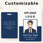 Personalized Employee Photo ID Company Security バッジ