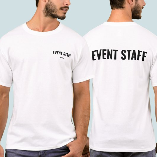 Personalized Employee Uniform Event Staff T-Shirt Tシャツ