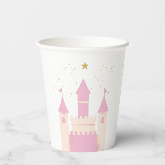 Personalized Enchanted Castle Glass | "Princess Pa 紙コップ (裏面)