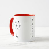 Personalized Engaged Couple Mug マグカップ (正面左)