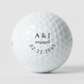 Personalized Engagement Titleist Pro V1 II ゴルフボール (正面)