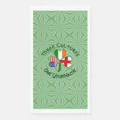 Personalized England Ireland USA Shamrock (正面)