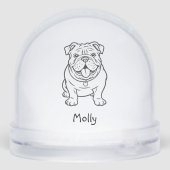 Personalized English Bulldog Dog Christmas (裏面)