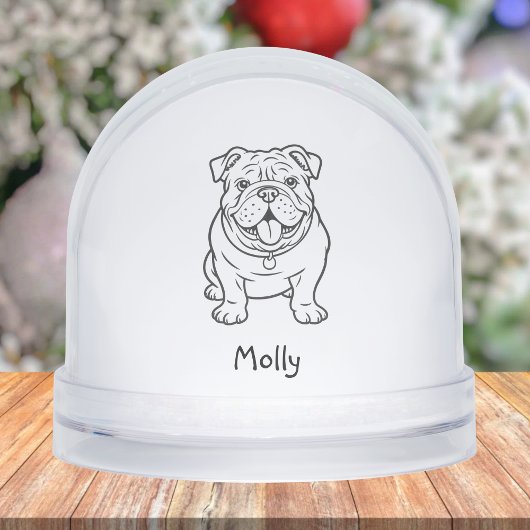 Personalized English Bulldog Dog Christmas