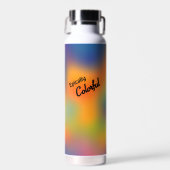 Personalized Epically Colorful ウォーターボトル (正面)
