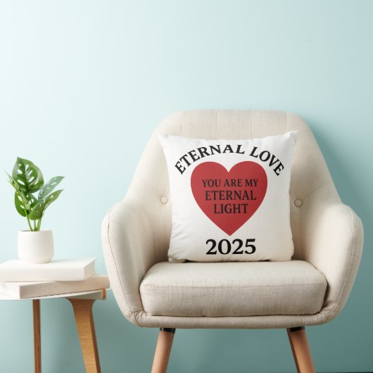 Personalized Eternal Love Pillow クッション (椅子)