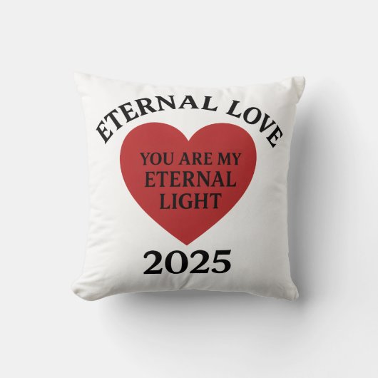 Personalized Eternal Love Pillow クッション (正面)